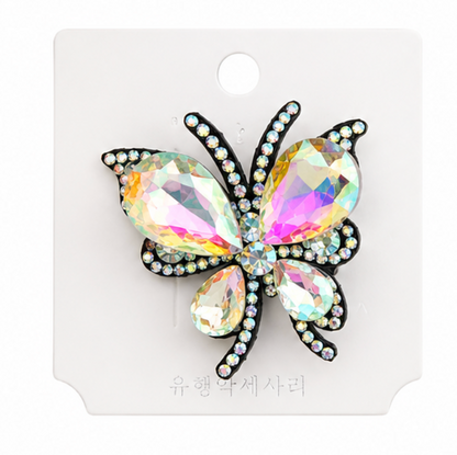 Butterfly Crystal Hair Clip