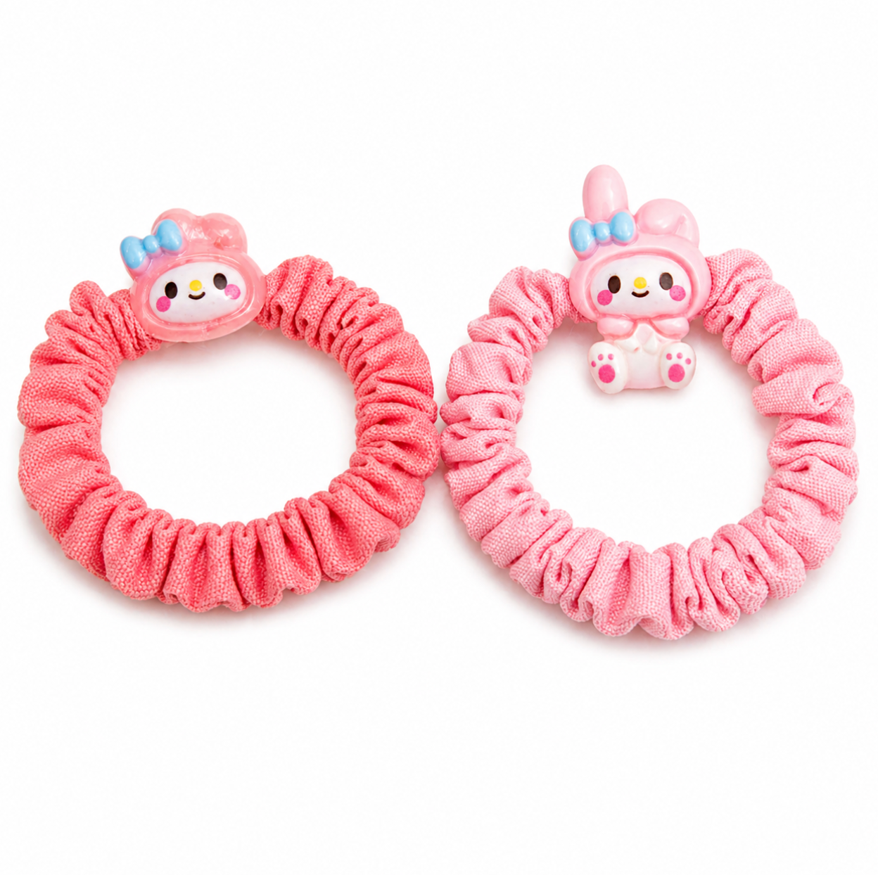 Cute Bunny Scrunchie Set 2pcs