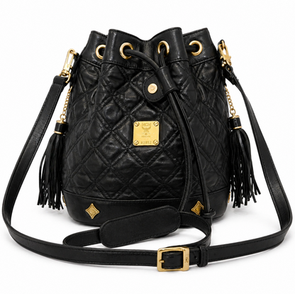 Pre-loved MCM Black Bucket Bag