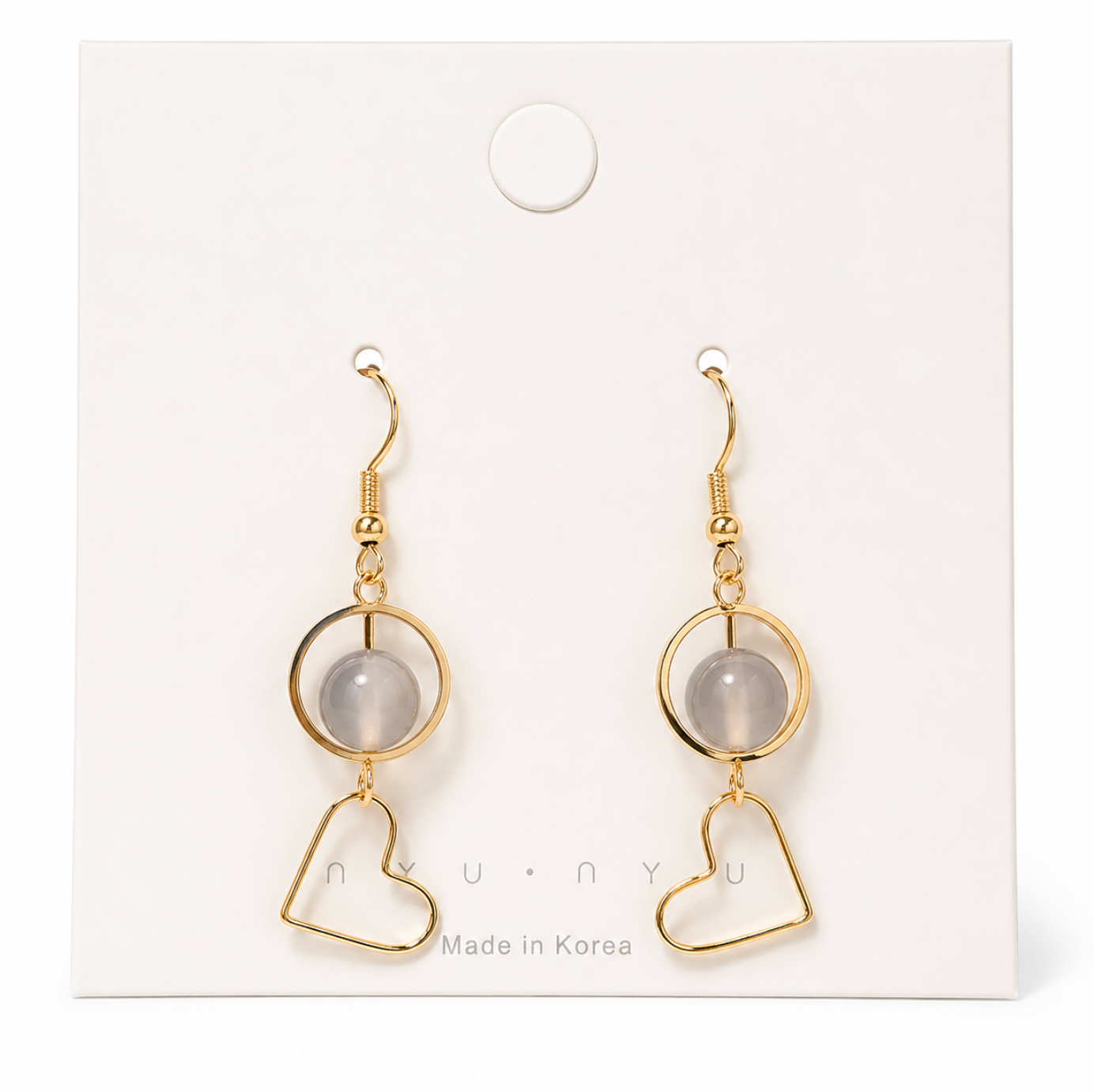 Heart Drop Earrings
