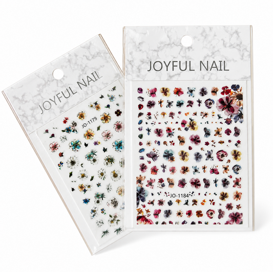 Botanical Nail Decal Sheets