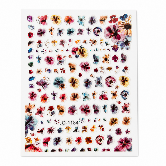 Botanical Nail Decal Sheets
