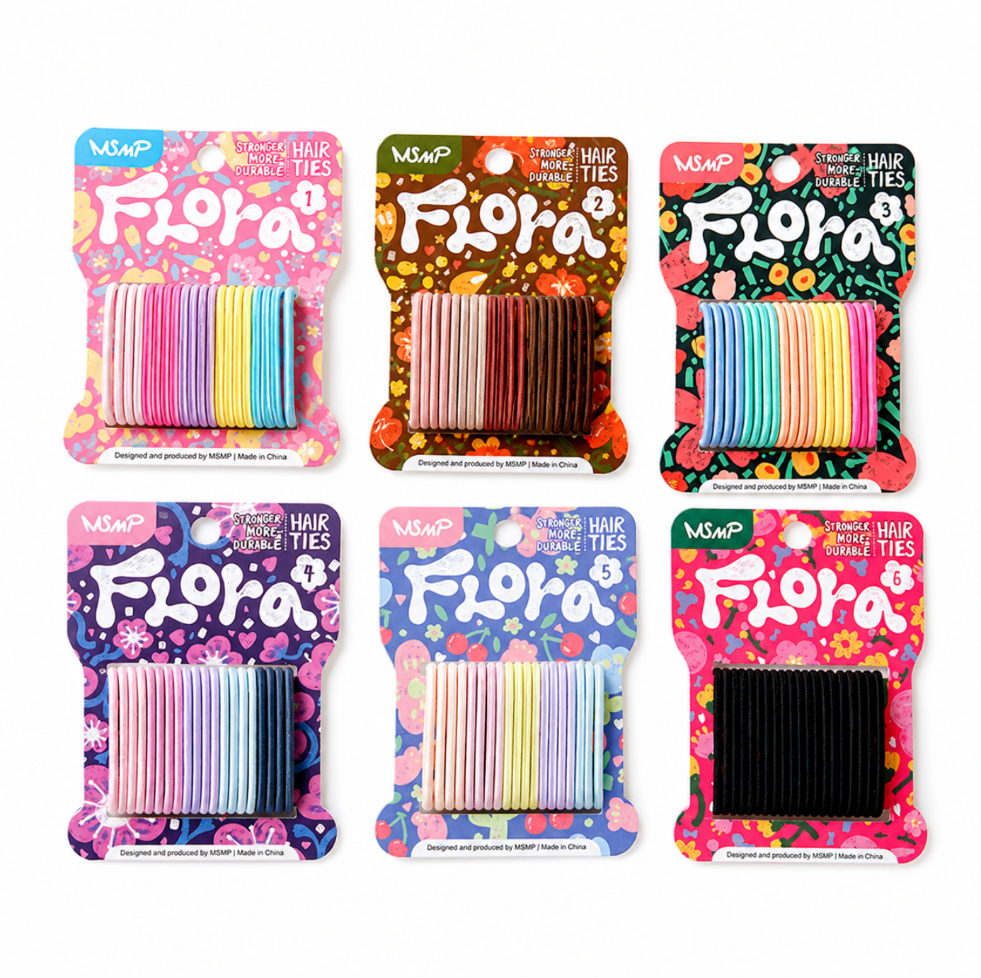 Pastel Soft Elastic Hair Ties 20pcs
