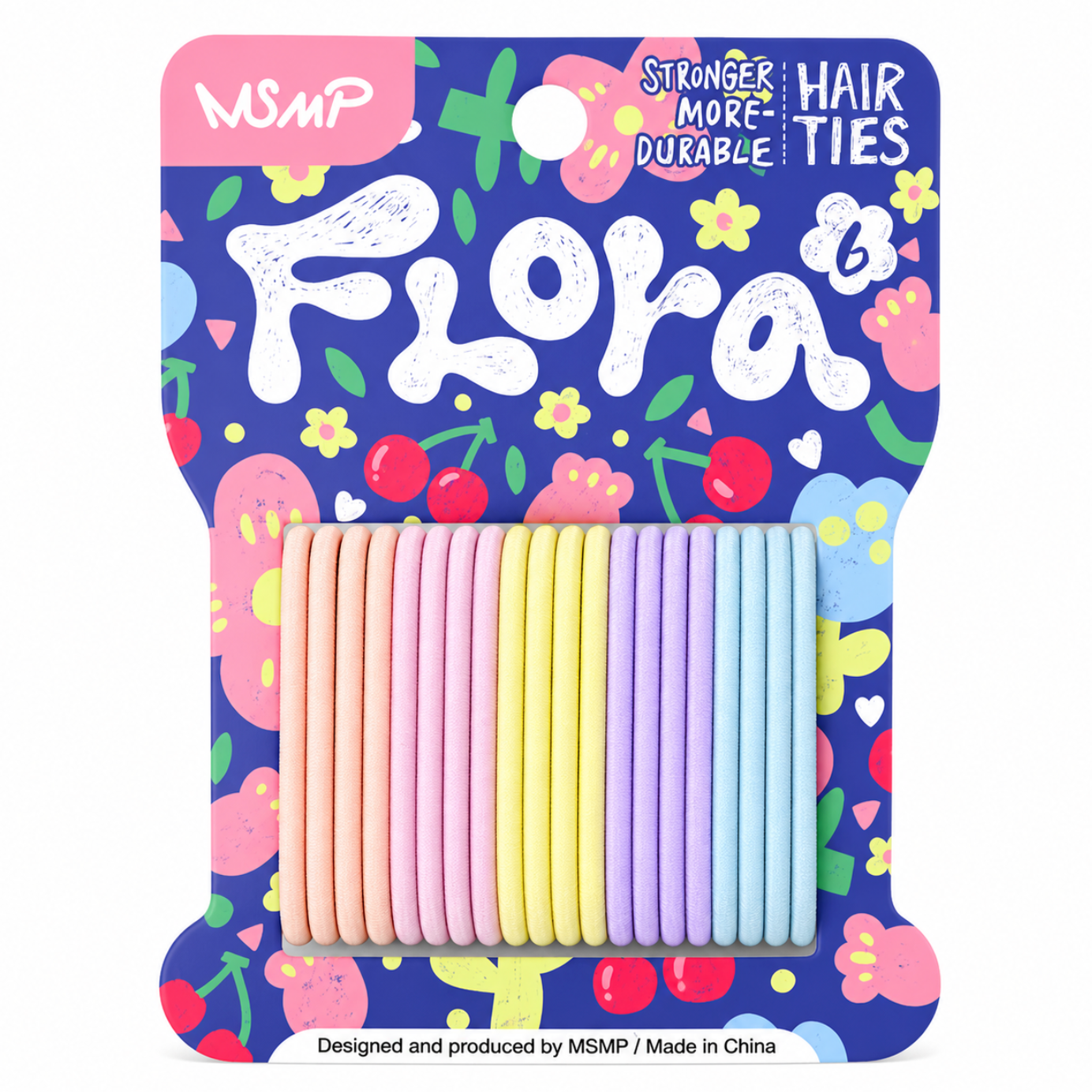 Pastel Soft Elastic Hair Ties 20pcs