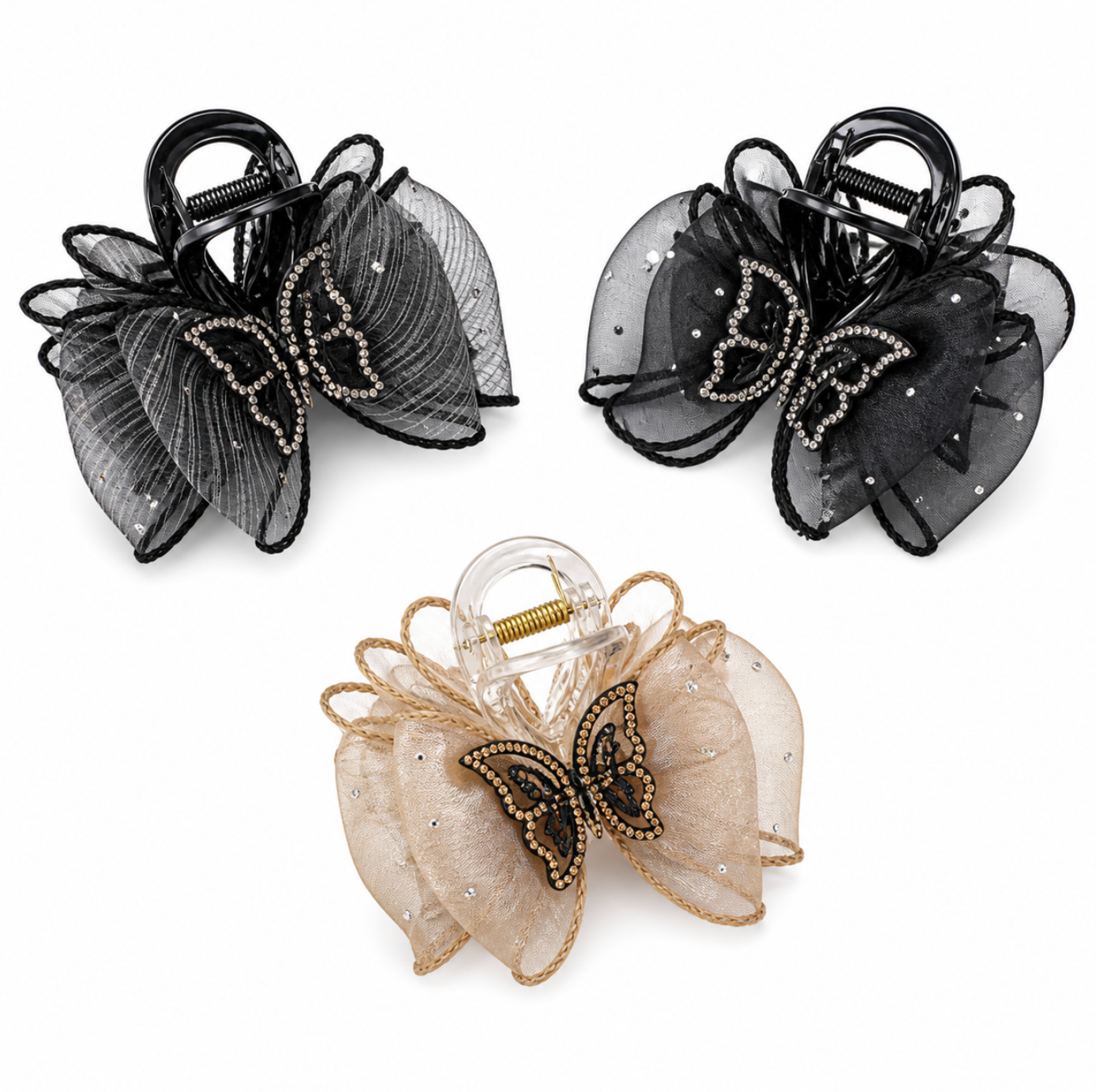 Butterfly Bow Claw Clip