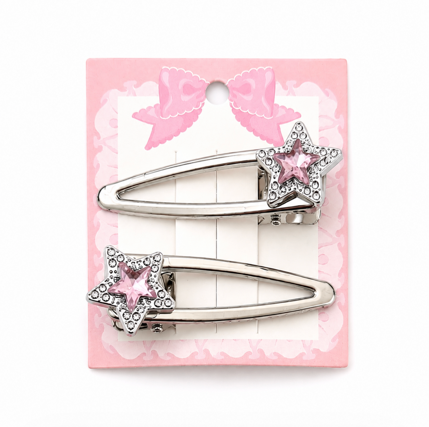 Star Crystal Hair Clip Set
