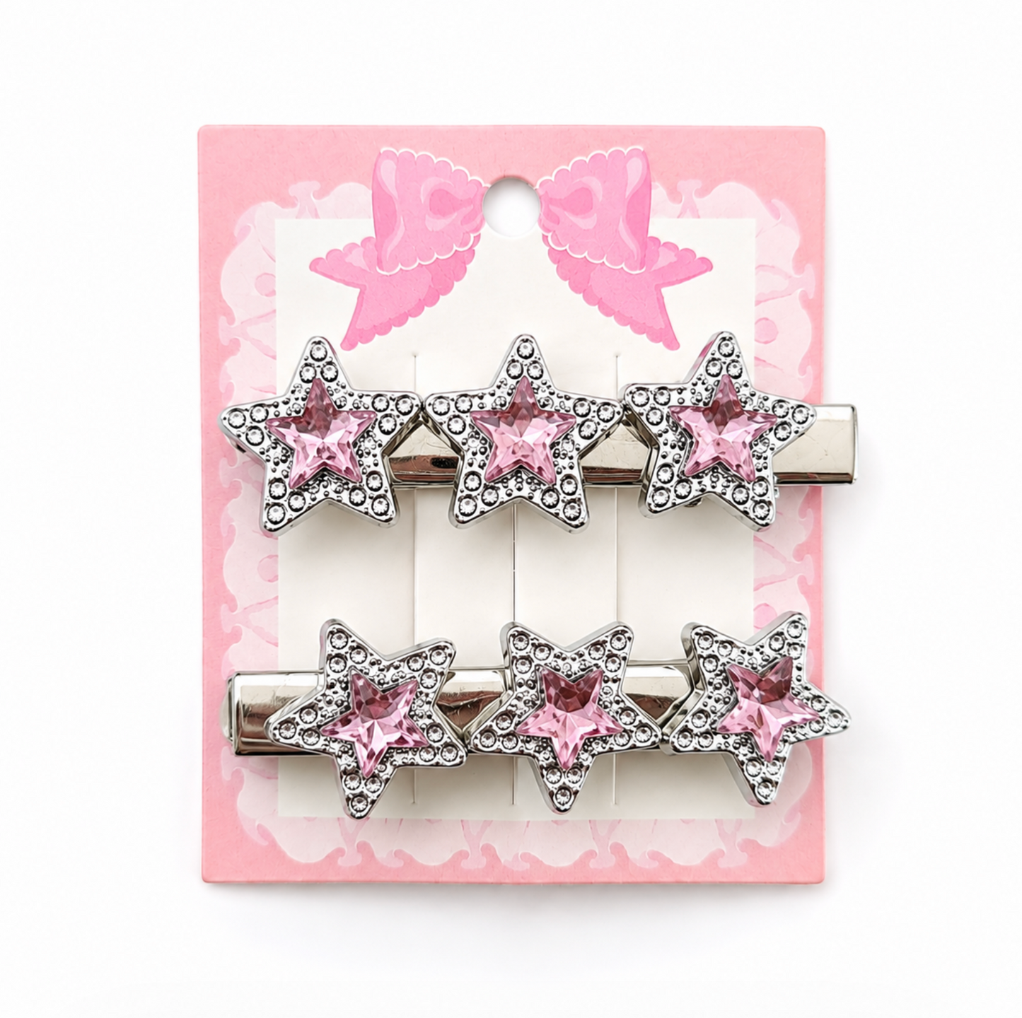 Star Crystal Hair Clip Set