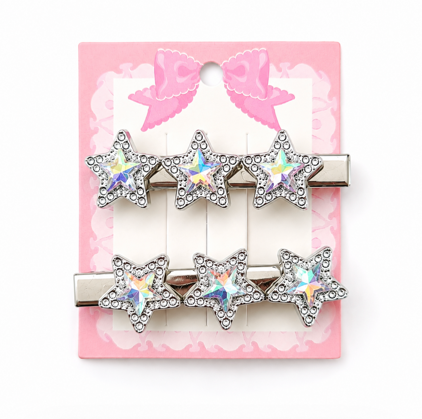 Star Crystal Hair Clip Set