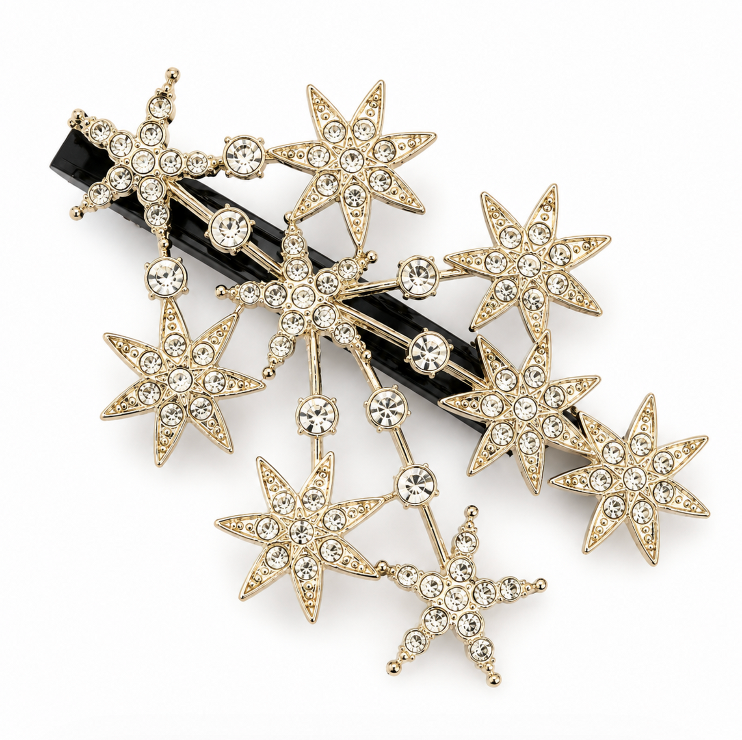 Celestial Rhinestone Star Hair Clip