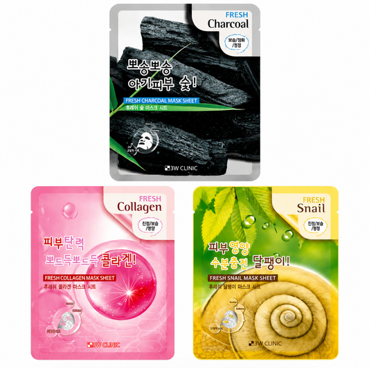 3W Clinic Fresh Essence Mask Sheet