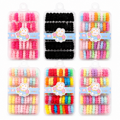 Kawaii Mini Hair Ties Set 50pcs