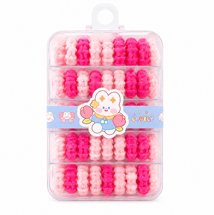 Kawaii Mini Hair Ties Set 50pcs
