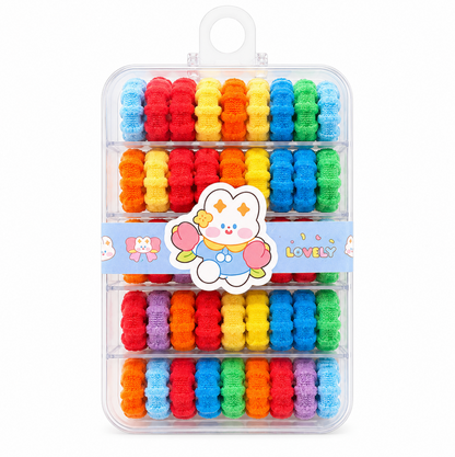 Kawaii Mini Hair Ties Set 50pcs