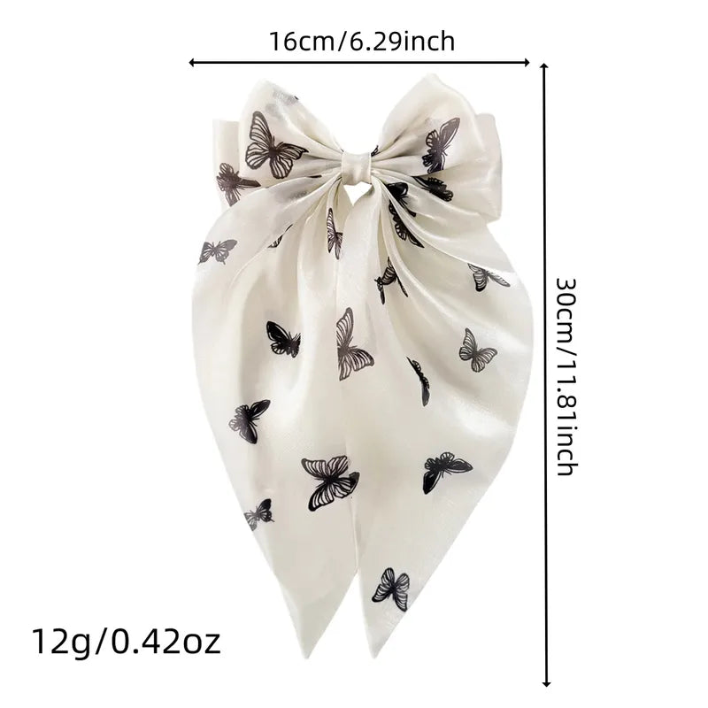 Butterfly Whisper Sheer Bow Hair Clip