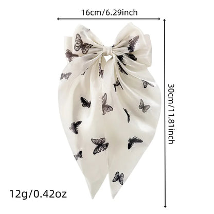 Butterfly Whisper Sheer Bow Hair Clip