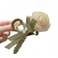 Rose Cloth Gauze Hair Claw