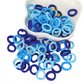 Colourful Hair Ties 100pcs Packet (Various Colours)